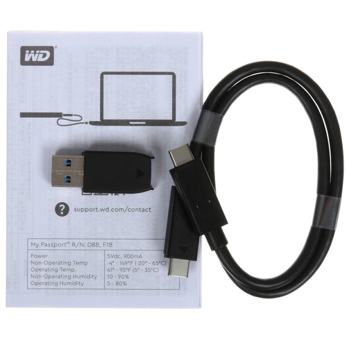 Купить 2 ТБ Внешний HDD WD My Passport Ultra  5433289. Характеристики, отзывы и цены в Донецке
