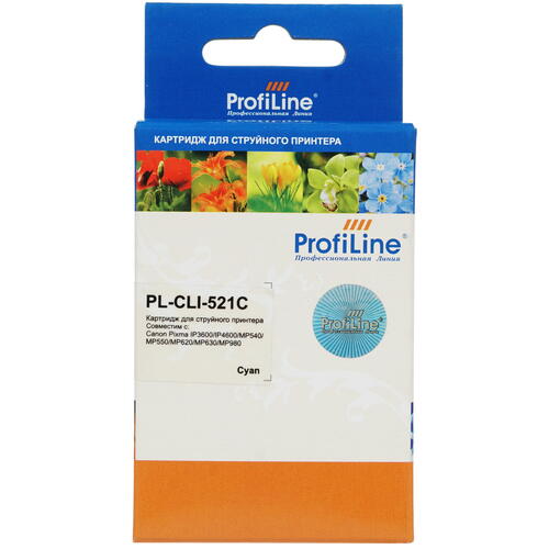Купить Картридж ProfiLine PL-CLI 521С голубой  0186068. Характеристики, отзывы и цены в Донецке