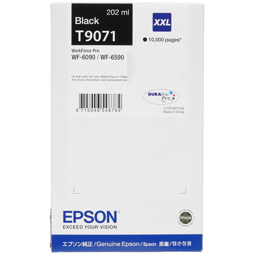 Купить Картридж Epson T9071 черный  7974851. Характеристики, отзывы и цены в Донецке