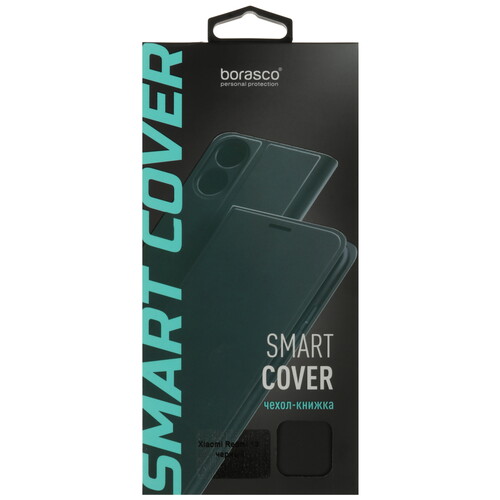 Купить Чехол-книжка  BoraSCO Smart Cover для POCO M6/ Xiaomi Redmi 13 черный  5470551. Характеристики, отзывы и цены в Донецке