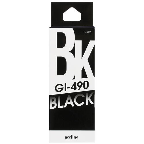 Купить Чернила водорастворимые Aceline GI-490 BK черный  5048904. Характеристики, отзывы и цены в Донецке