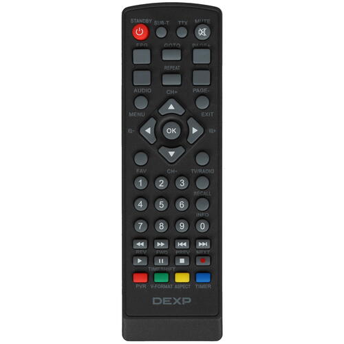 Купить Приставка для цифрового ТВ DEXP HD 8898M черный  9056614. Характеристики, отзывы и цены в Донецке