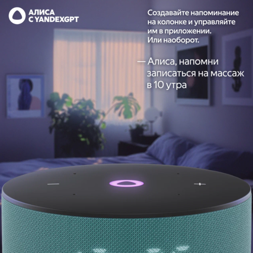 Купить Умная колонка Яндекс Станция Мини 3 бирюзовый  5616595. Характеристики, отзывы и цены в Донецке
