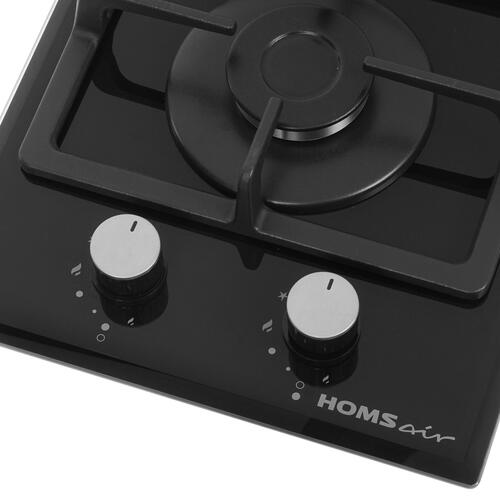 Купить Газовая варочная поверхность HOMSair HGG323GCBK  8160047. Характеристики, отзывы и цены в Донецке