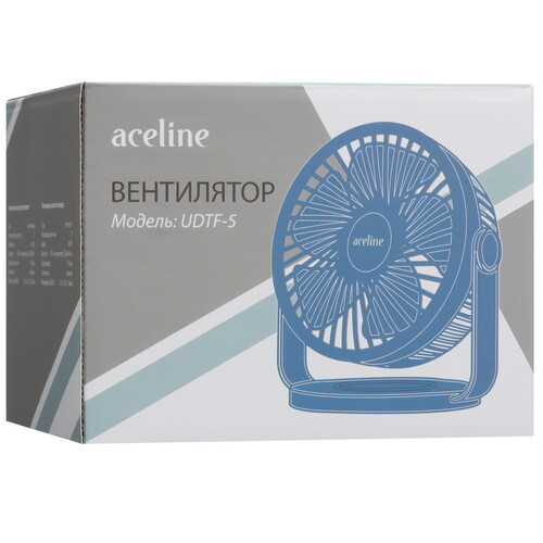 Купить Вентилятор Aceline UDTF-5  синий  5433010. Характеристики, отзывы и цены в Донецке
