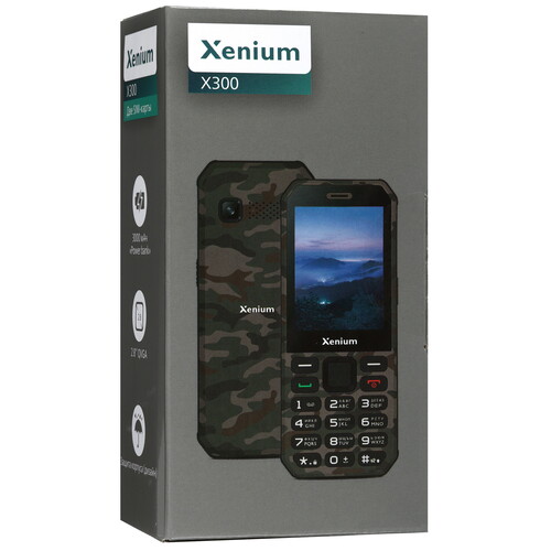 Купить Сотовый телефон Xenium X300 зеленый  9114193. Характеристики, отзывы и цены в Донецке