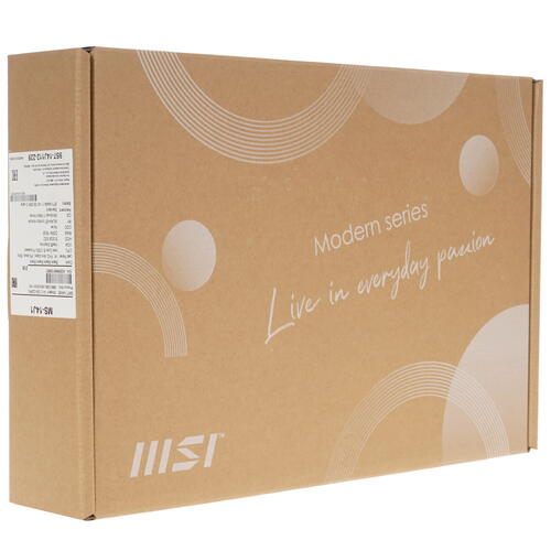 Купить 14" Ультрабук MSI Modern 14 C12M-229RU черный  5064398. Характеристики, отзывы и цены в Донецке