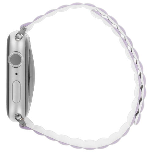 Купить Ремешок uBear для Apple Watch 38/ 40/ 41mm фиолетовый/белый  5460692. Характеристики, отзывы и цены в Донецке