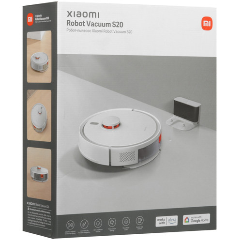 Купить Робот-пылесос Xiaomi Robot Vacuum S20 белый  5460252. Характеристики, отзывы и цены в Донецке