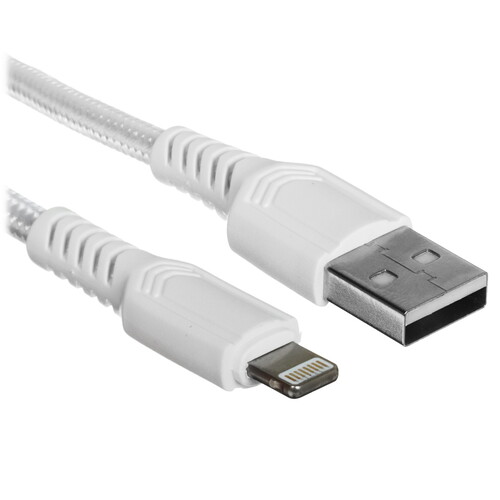 Купить Кабель круглый Borofone Lightning 8-pin - USB 2.0 Type-A белый 1 м  5635301. Характеристики, отзывы и цены в Донецке