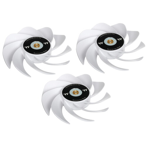 Купить Комплект вентиляторов Thermaltake TOUGHFAN EX12 Pro High Static Pressure PC Cooling Fan White – Swappable Edition (3-Fan Pack)  5486456. Характеристики, отзывы и цены в Донецке