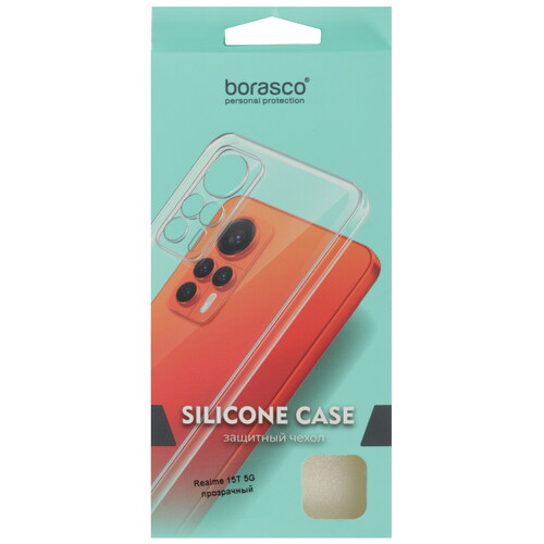 Купить Накладка  BoraSCO Silicone Case для realme 15T прозрачный  5640172. Характеристики, отзывы и цены в Донецке