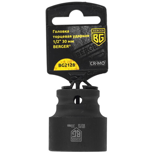 Купить Ударная торцевая головка BERGER BG2128 [1"DR, предметов - 1 шт]  9129291. Характеристики, отзывы и цены в Донецке