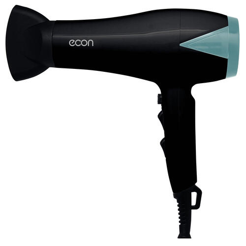 Купить Фен ECON ECO-BH210D черный/голубой  9078020. Характеристики, отзывы и цены в Донецке