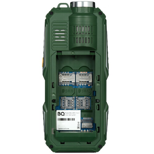 Купить Сотовый телефон BQ 2835 Torch зеленый  9240243. Характеристики, отзывы и цены в Донецке