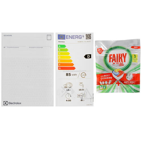Купить Встраиваемая посудомоечная машина Electrolux EEG48300L  5424301. Характеристики, отзывы и цены в Донецке