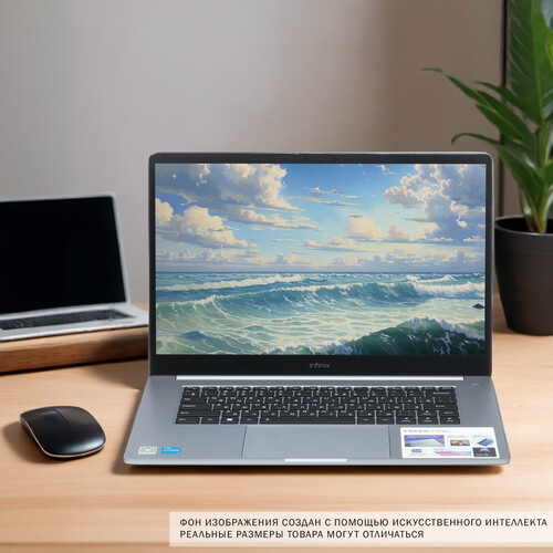 Купить 15.6" Ноутбук Infinix InBook Y3 PLUS YL512 серый  5463803. Характеристики, отзывы и цены в Донецке