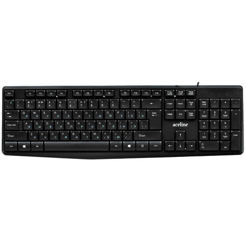 Купить Клавиатура проводная Aceline K-1204BU  5030046. Характеристики, отзывы и цены в Донецке