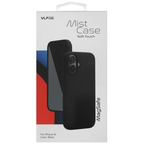 Купить Накладка  VLP Mist Case для Apple iPhone 16 черный  5487106. Характеристики, отзывы и цены в Донецке