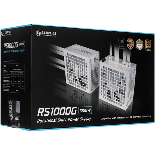 Купить Блок питания LIAN LI RS GOLD 1000 [G9P.RS1000G.W000.RU] белый  5640686. Характеристики, отзывы и цены в Донецке