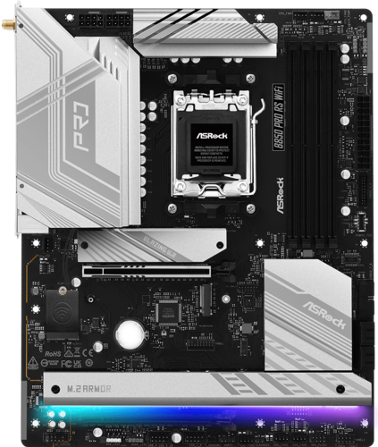 Купить Материнская плата ASRock B850 Pro RS WiFi  5622564. Характеристики, отзывы и цены в Донецке