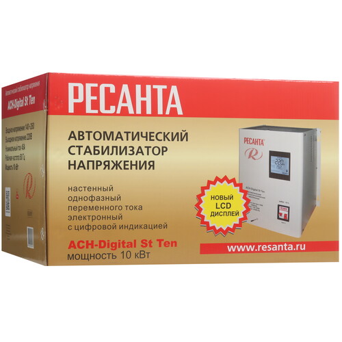 Купить Стабилизатор напряжения РЕСАНТА АСН-Digital St Ten  5637642. Характеристики, отзывы и цены в Донецке