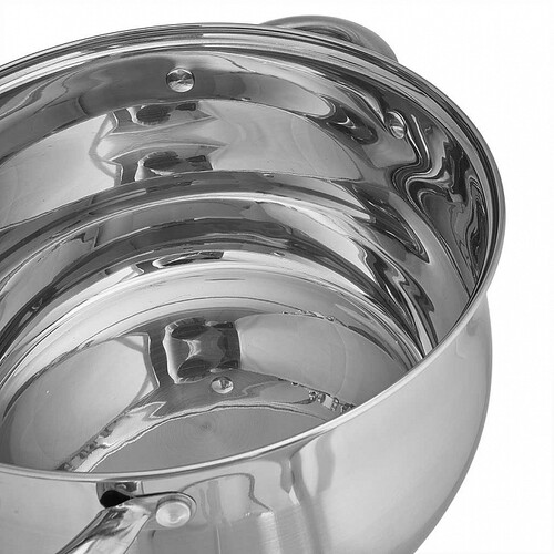 Купить Кастрюля Webber Aurora BE-353/2 4 л 20 см серебристый  9175482. Характеристики, отзывы и цены в Донецке