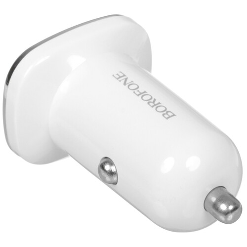 Купить Автомобильное ЗУ Borofone BZ12 Lasting Power белый  9244275. Характеристики, отзывы и цены в Донецке