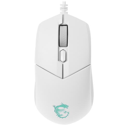 Купить Мышь проводная MSI Clutch GM11 [S12-0401980-CLA] белый  4843615. Характеристики, отзывы и цены в Донецке