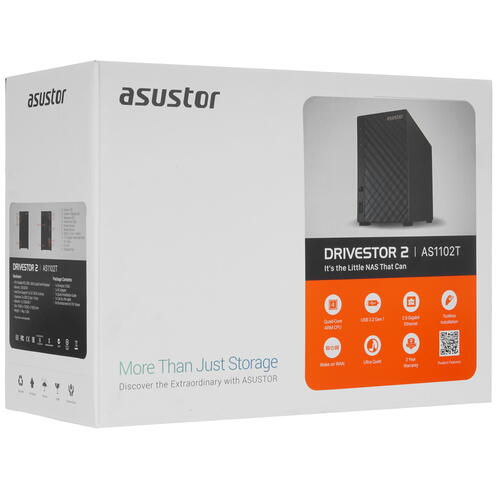 Купить Сетевое хранилище (NAS) ASUSTOR DRIVESTOR 2  4851402. Характеристики, отзывы и цены в Донецке