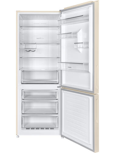 Купить Холодильник с морозильником  MAUNFELD MFF1857NFBG бежевый  5310108. Характеристики, отзывы и цены в Донецке