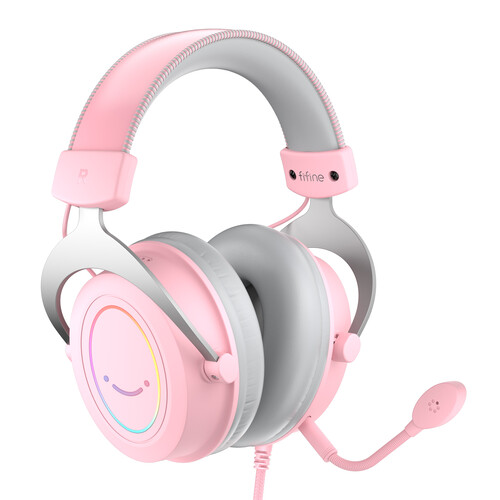 Купить Проводные наушники Fifine H3 розовый 2023  5475618. Характеристики, отзывы и цены в Донецке