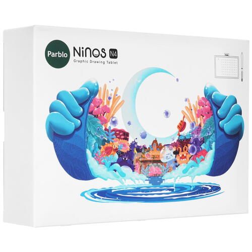 Купить Графический планшет Parblo Ninos N4  9904945. Характеристики, отзывы и цены в Донецке