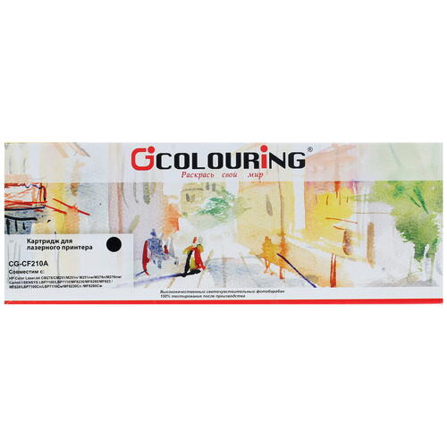Купить Картридж лазерный Colouring CG-CF210A черный  1377674. Характеристики, отзывы и цены в Донецке
