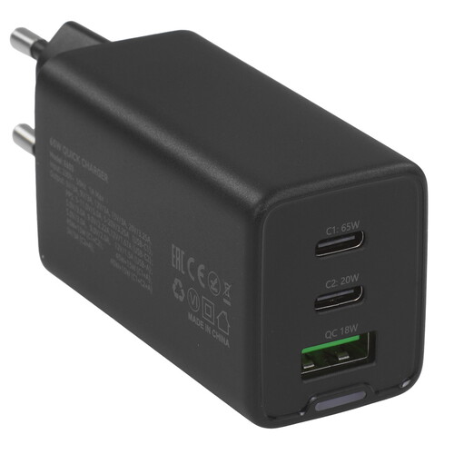 Купить Сетевое зарядное устройство EOFE E603 черный  9228801. Характеристики, отзывы и цены в Донецке