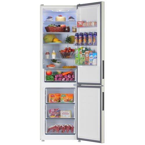 Купить Холодильник с морозильником   Haier CEF537ACG бежевый  4845384. Характеристики, отзывы и цены в Донецке