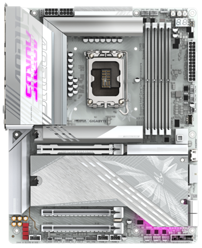 Купить Материнская плата GIGABYTE Z890 AORUS ELITE X ICE  5492099. Характеристики, отзывы и цены в Донецке