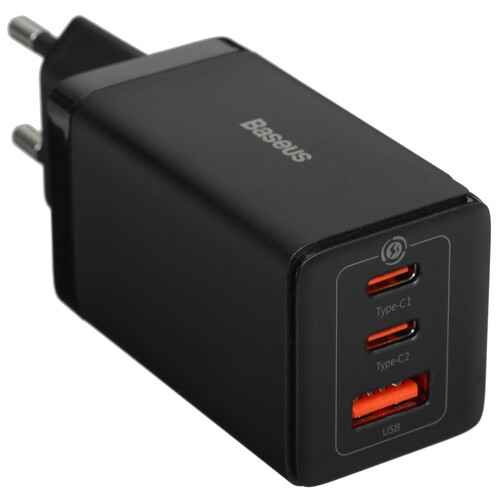 Купить Сетевое зарядное устройство Baseus GaN5 Pro 2C+U черный  5495776. Характеристики, отзывы и цены в Донецке