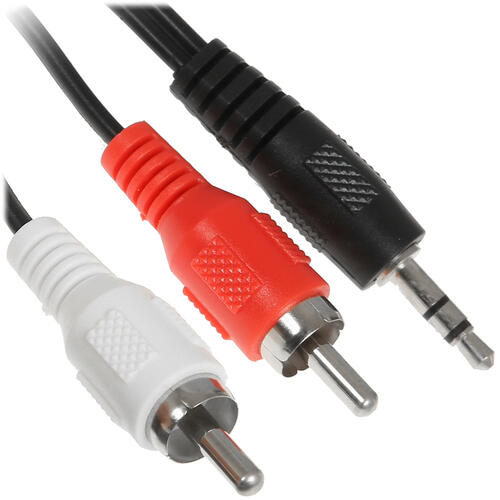 Купить Кабель   Aceline 3.5 mm jack - RCA x2 черный  1380011. Характеристики, отзывы и цены в Донецке