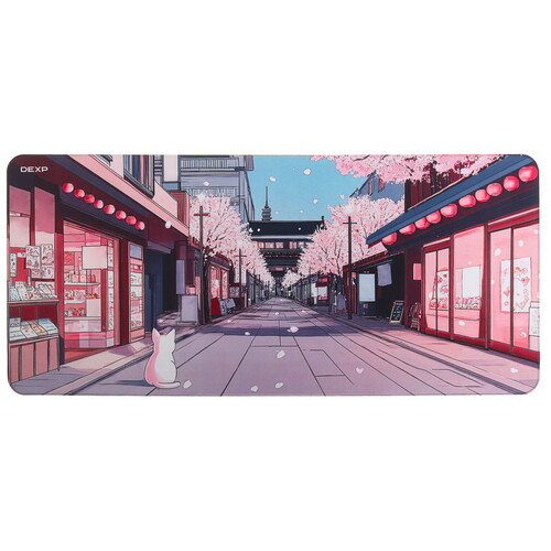 Купить Коврик DEXP OM-CARTOON-CITIES-Cat-XL (XL) розовый  9290005. Характеристики, отзывы и цены в Донецке