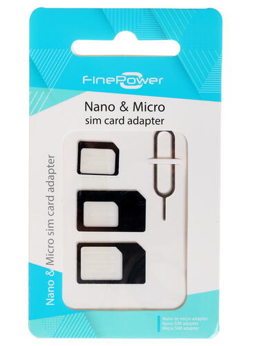 Купить SIM-адаптер FinePower NMNSMSET  1133190. Характеристики, отзывы и цены в Донецке