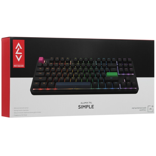 Купить Клавиатура  проводная Red Square Alumix TKL Simple  5612311. Характеристики, отзывы и цены в Донецке