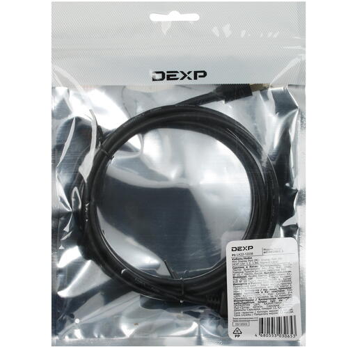 Купить Кабель  DEXP mini DisplayPort - DisplayPort, 1.8 м  1287671. Характеристики, отзывы и цены в Донецке