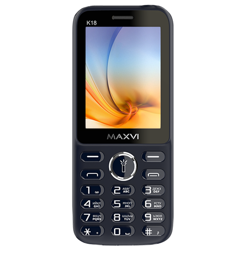 Купить Сотовый телефон Maxvi K18 синий  5360180. Характеристики, отзывы и цены в Донецке
