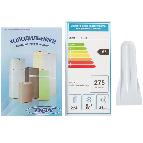 Купить Холодильник с морозильником   DON R-291 G черный  1229490. Характеристики, отзывы и цены в Донецке