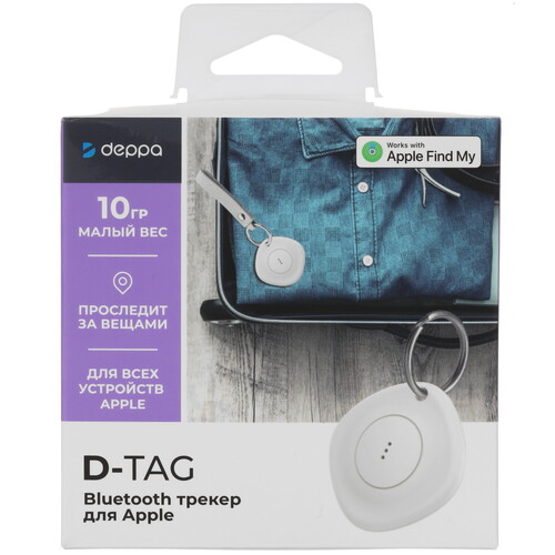 Купить Беспроводная метка Deppa D-Tag белый  5475707. Характеристики, отзывы и цены в Донецке