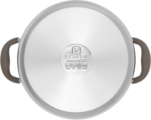 Купить Кастрюля Rondell Konzept RDS-1229 3.3 л 20 см серебристый  9309604. Характеристики, отзывы и цены в Донецке