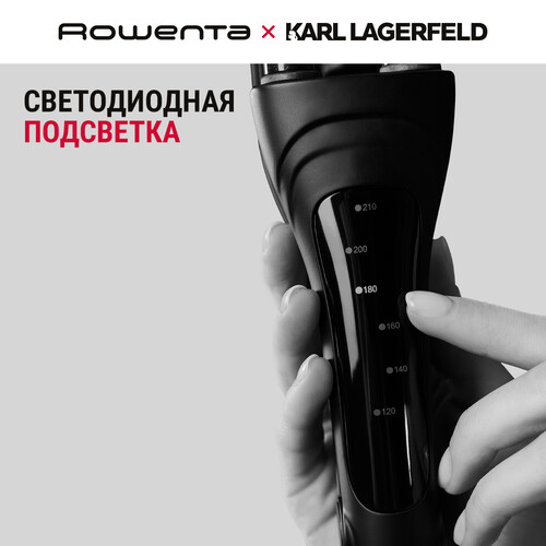 Купить Щипцы для завивки волос ROWENTA Karl Lagerfeld CF471LF0  5604241. Характеристики, отзывы и цены в Донецке