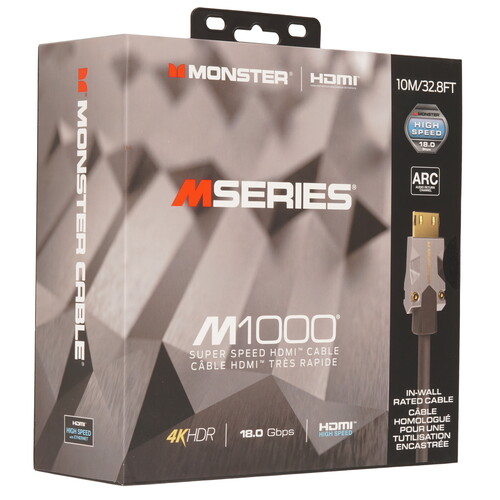 Купить Кабель  Monster HDMI - HDMI, 10 м  5497370. Характеристики, отзывы и цены в Донецке