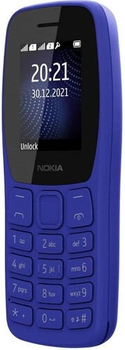 Купить Сотовый телефон Nokia 105 DS (2022) синий  9233729. Характеристики, отзывы и цены в Донецке